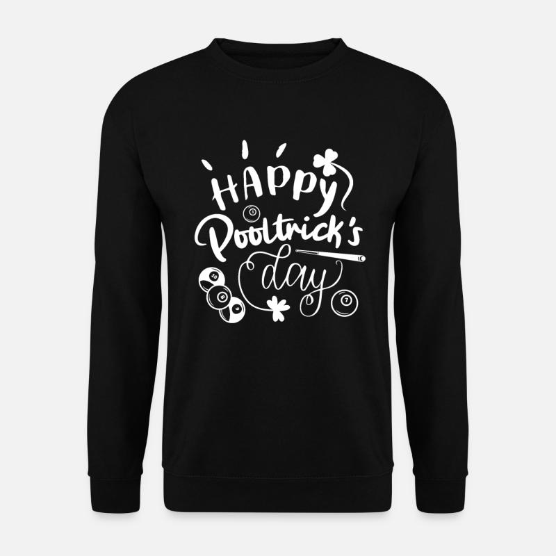 Poolbillard St. Patrick's Day - Unisex Pullover - Schwarz