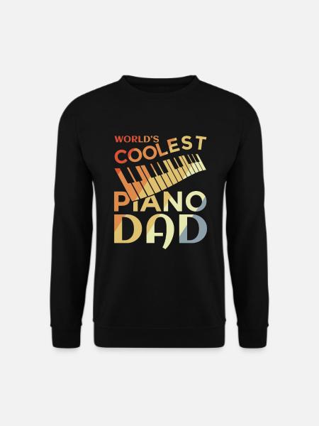 Piano father - Unisex Sweatshirt - black