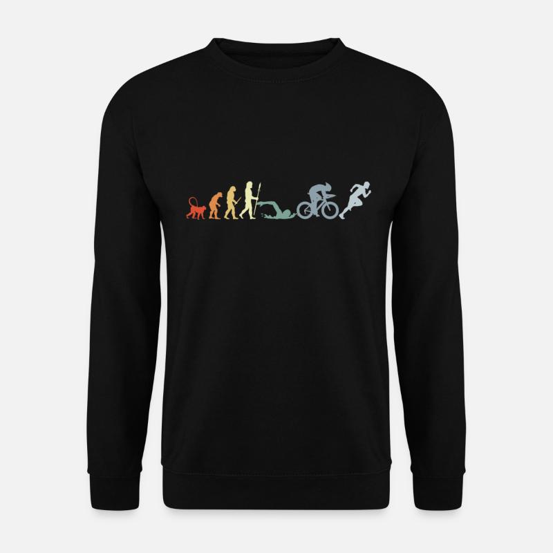 Triathlon Evolution - Unisex Sweatshirt - black