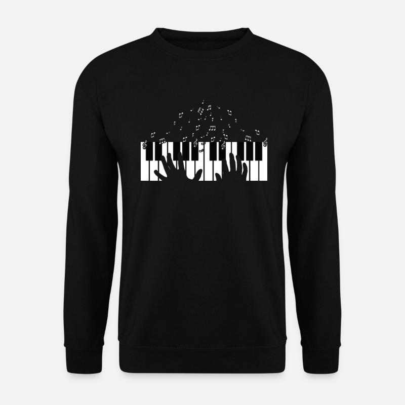 Piano keys - Unisex Sweatshirt - black