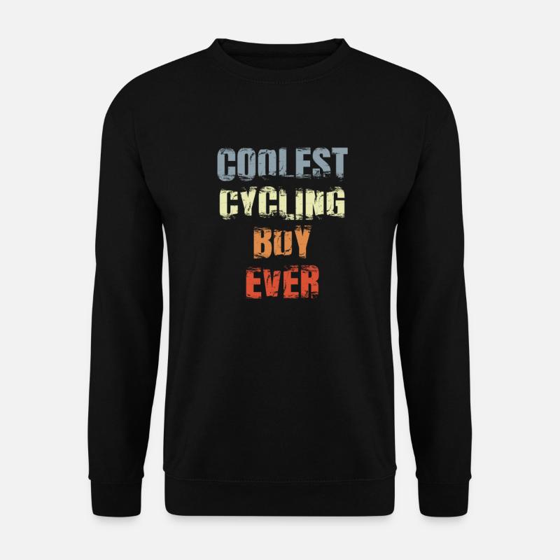 Fahrrad Junge - Unisex Pullover - Schwarz