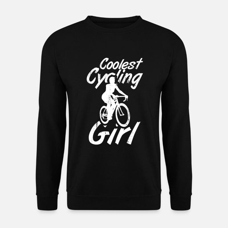Filles à vélo - Sweat-shirt Unisexe - noir