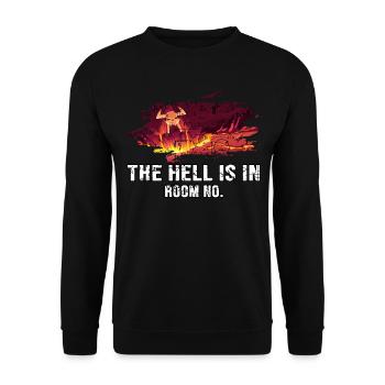 Math School Lesson Mathematics Math Room Math Work - Unisex Sweatshirt - black - Front - Alina (178cm) & Michal (187cm)