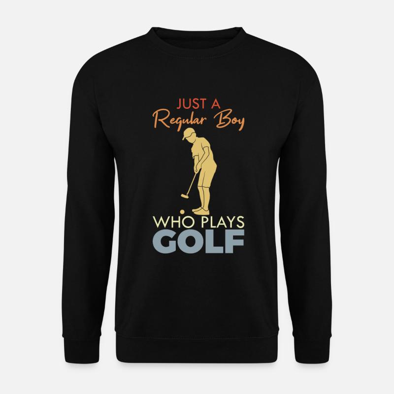 Golf Junge - Unisex Pullover - Schwarz