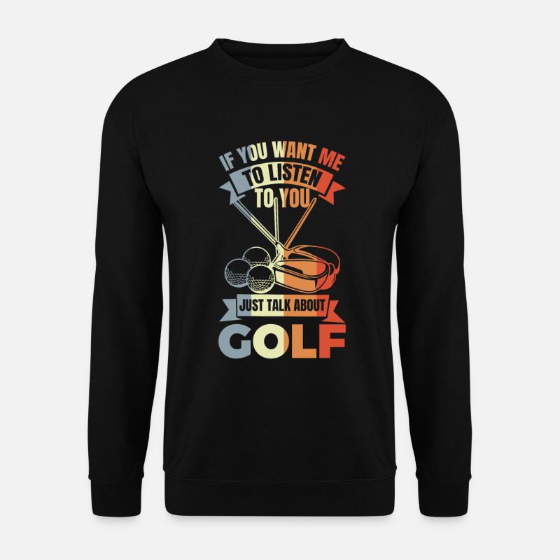 Best Golfer Joke - Unisex Sweatshirt - black
