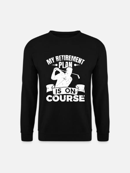 Retraite des golfeurs - Sweat-shirt Unisexe - noir