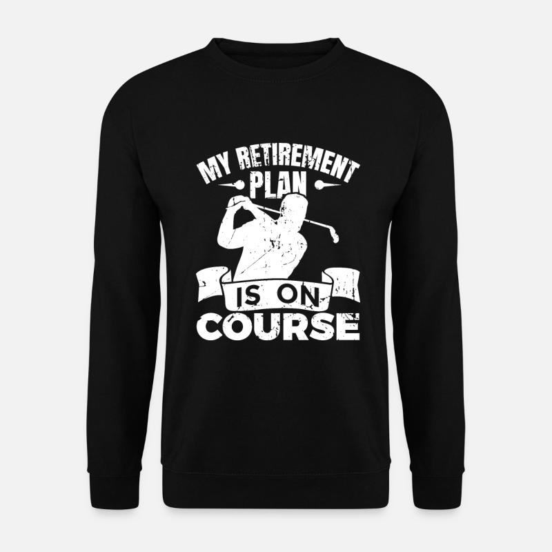 Golfer Retirement - Unisex Sweatshirt - black