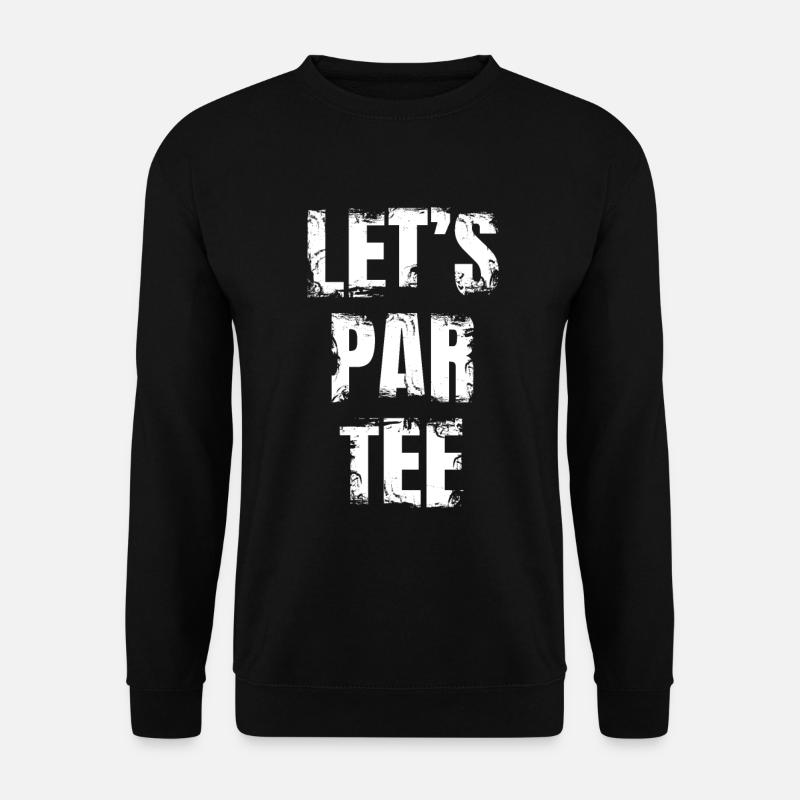 Let's Par Tea - Unisex Sweatshirt - black