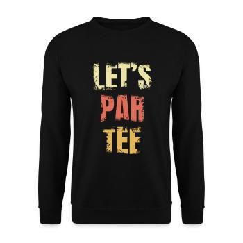 Blague d’amateur de golf - Sweat-shirt Unisexe - noir - Devant - Alina (178cm) & Michal (187cm)