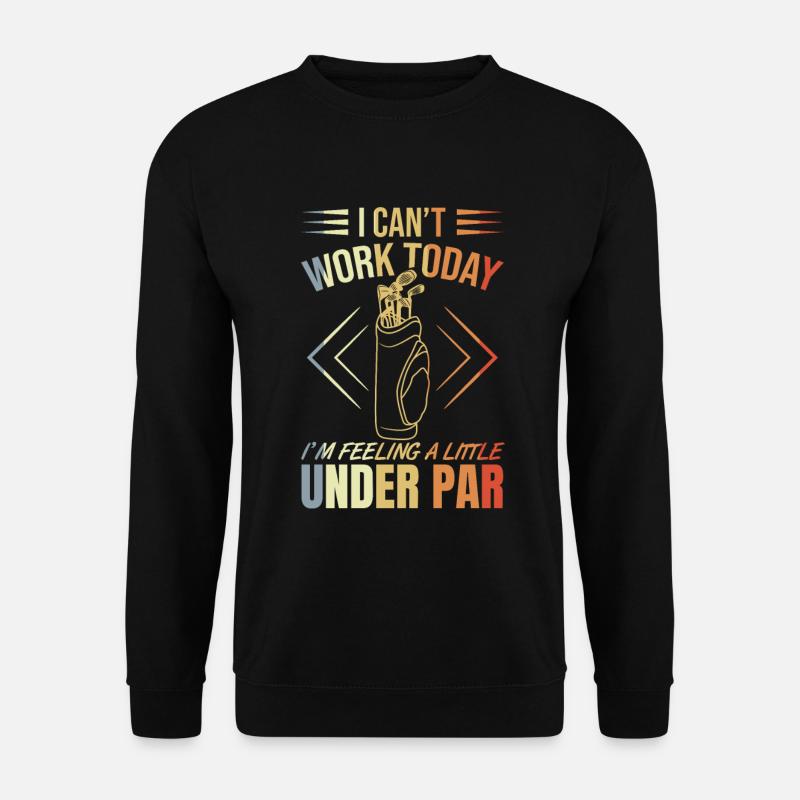 Golferspruch - Unisex Sweatshirt - black