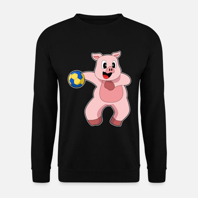 Cochon Handballeur Handball - Sweat-shirt Unisexe - noir