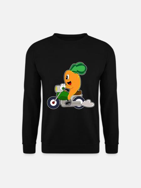 Carrot Motorcycle - Unisex Sweatshirt - black