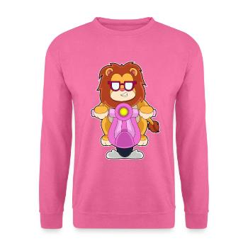 Löwe Scooter - Unisex Sweatshirt - pink - Front