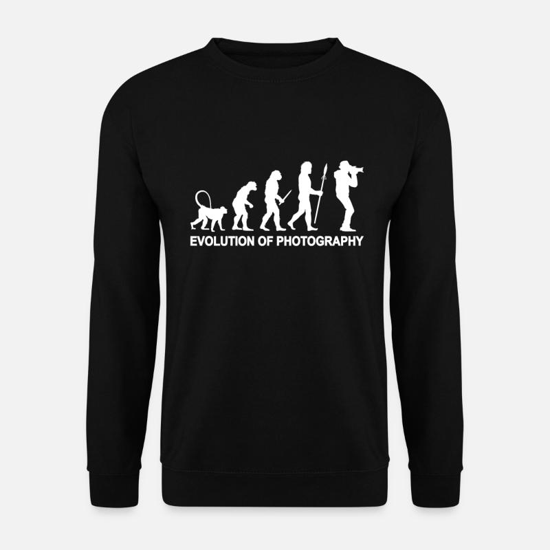 Photography Evolution - Unisex Sweatshirt - black