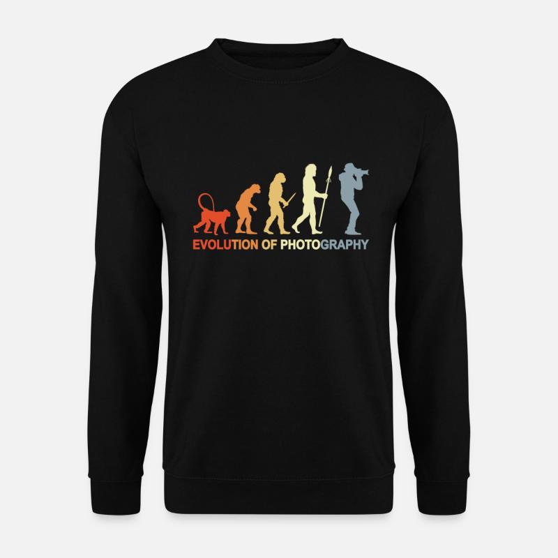 Entwicklung der Fotografie - Unisex Pullover - Schwarz