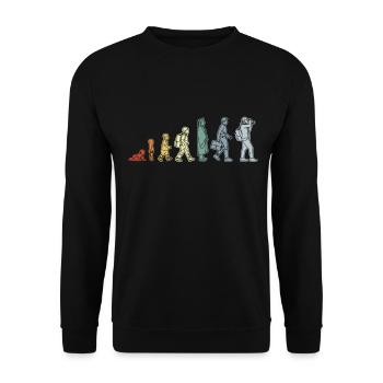 Enfant au photographe - Sweat-shirt Unisexe - noir - Devant - Alina (178cm) & Michal (187cm)