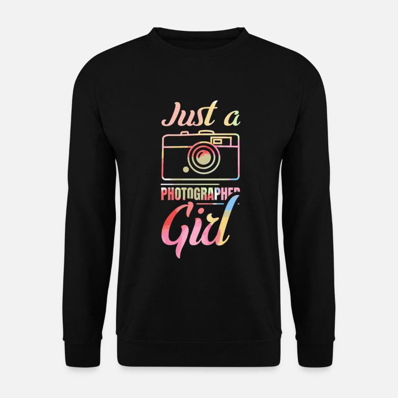 Nur eine Fotografin - Unisex Pullover - Schwarz