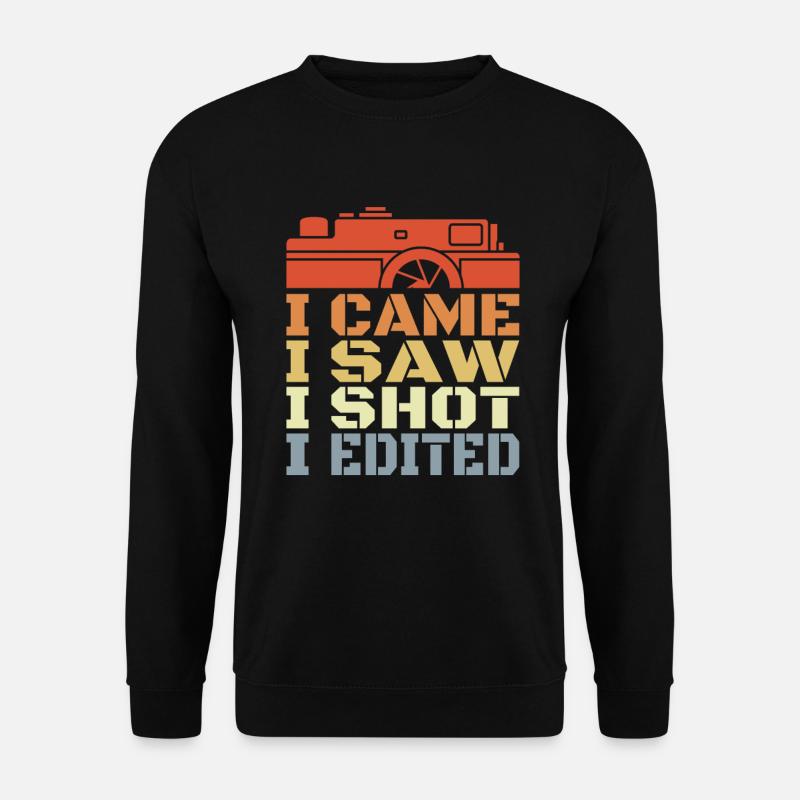 Camera Routine - Unisex Sweatshirt - black