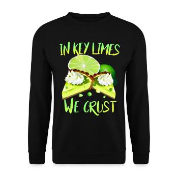 Amateurs de gâteaux au citron vert et boulangers - Sweat-shirt Unisexe - noir - Devant - Alina (178cm) & Michal (187cm)