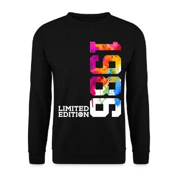 40E ANNIVERSAIRE ÉDITION LIMITÉE 1986 - Sweat-shirt Unisexe - noir - Devant - Alina (178cm) & Michal (187cm)
