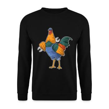 Faucet Mechanic Wrench Workshop - Unisex Sweatshirt - black - Front - Alina (178cm) & Michal (187cm)