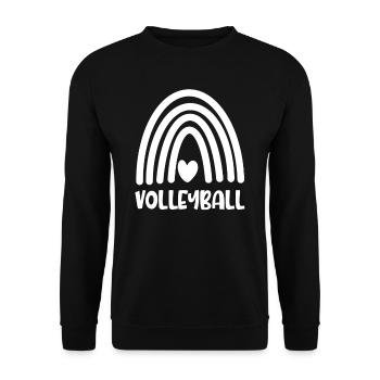 Volleyball - Unisex Pullover - Schwarz - Vorne - Alina (178cm) & Michal (187cm)