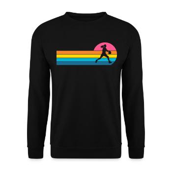 Basketball féminin Basketball féminin - Sweat-shirt Unisexe - noir - Devant - Alina (178cm) & Michal (187cm)