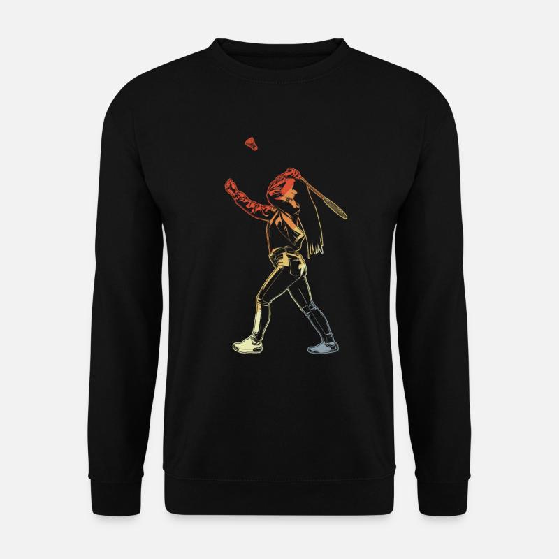 Badminton player - Unisex Sweatshirt - black