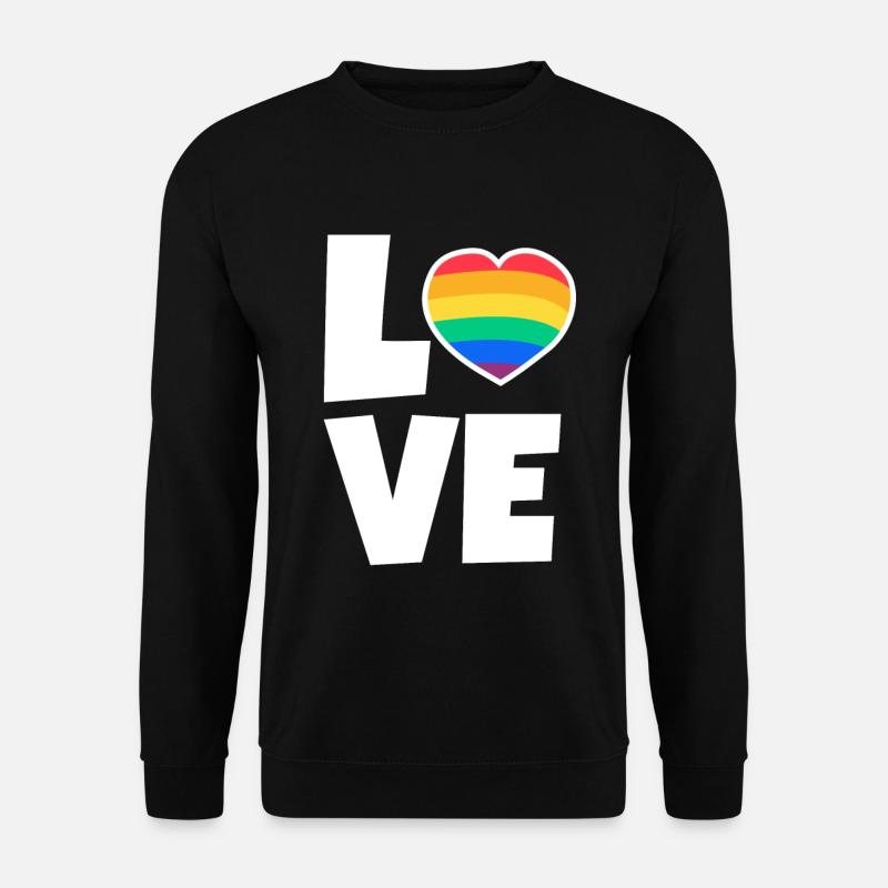 Saint-Valentin, Saint-Valentin, Saint-Valentin - Sweat-shirt Unisexe - noir