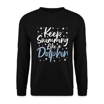 Sort de nage - Sweat-shirt Unisexe - noir - Devant - Alina (178cm) & Michal (187cm)