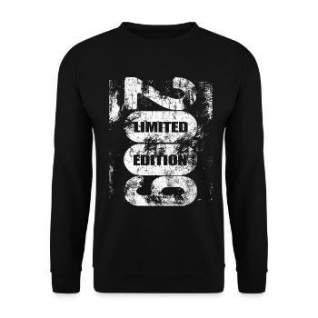 Limited Edition 2009 | Geburtstag - Jahrgang 2009 - Unisex Pullover - Schwarz - Vorne - Alina (178cm) & Michal (187cm)