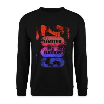 Limited Edition 2009 | Geburtstag - Jahrgang 2009 - Unisex Pullover - Schwarz - Vorne - Alina (178cm) & Michal (187cm)