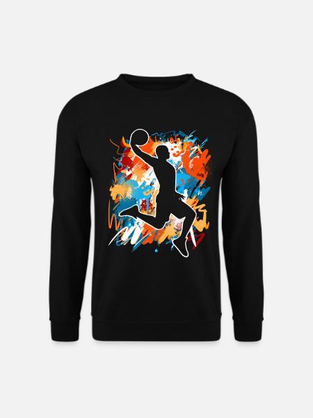 Basketball Basketballer - Unisex Pullover - Schwarz
