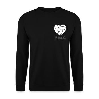 Volleyball - Unisex Pullover - Schwarz - Vorne - Alina (178cm) & Michal (187cm)