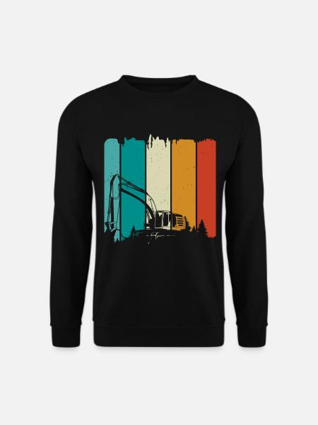 Excavatrice - Sweat-shirt Unisexe - noir