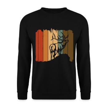 Élan - Sweat-shirt Unisexe - noir - Devant - Alina (178cm) & Michal (187cm)