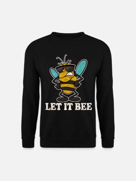 Let It Bee Bee Apiculteurs - Sweat-shirt Unisexe - noir