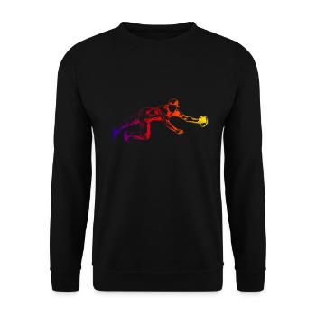 Catcher - Unisex Sweatshirt - black - Front - Alina (178cm) & Michal (187cm)