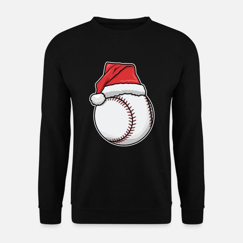 Baseballer Weihnachten - Unisex Pullover - Schwarz
