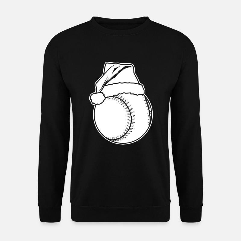 Baseball Christmas - Unisex Sweatshirt - black