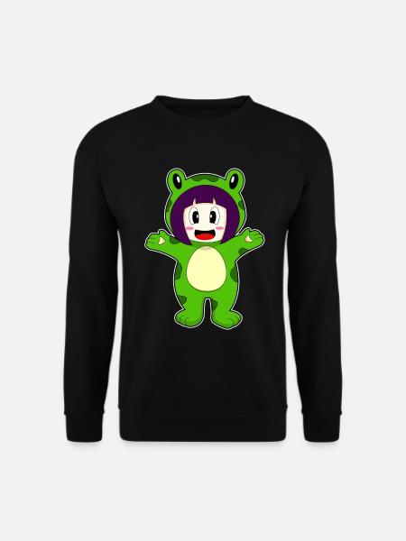 Costume de fille grenouille - Sweat-shirt Unisexe - noir