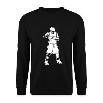 Drôle de joueur de basket-ball - Sweat-shirt Unisexe - noir - Devant - Alina (178cm) & Michal (187cm)