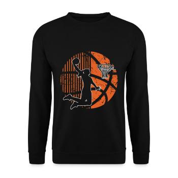 Basketball féminin Basketball féminin - Sweat-shirt Unisexe - noir - Devant - Alina (178cm) & Michal (187cm)