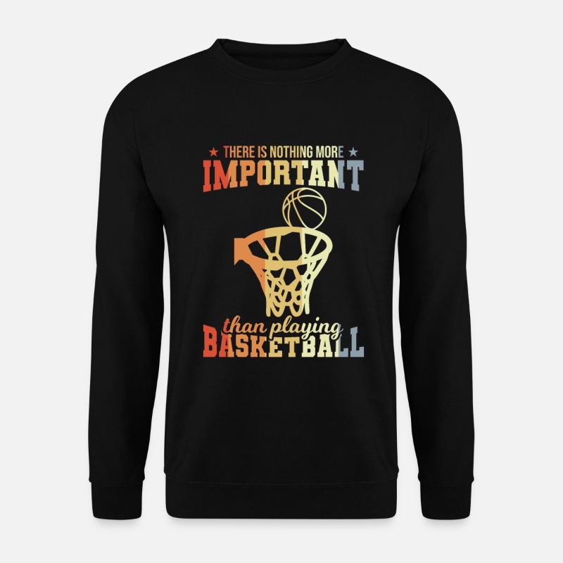 Basketballspieler Spruch - Unisex Pullover - Schwarz