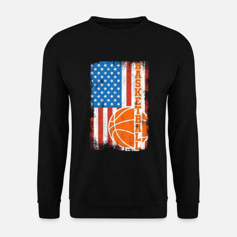 4. Juli Basketball - Unisex Pullover - Schwarz