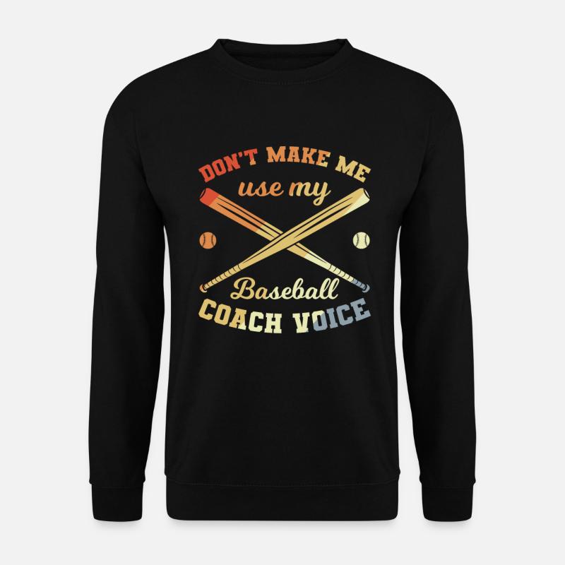 Baseball Coach - Unisex Sweatshirt - black