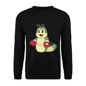 Caterpillar Boxer Boxing Gloves Boxing - Unisex Sweatshirt - black - Front - Alina (178cm) & Michal (187cm)