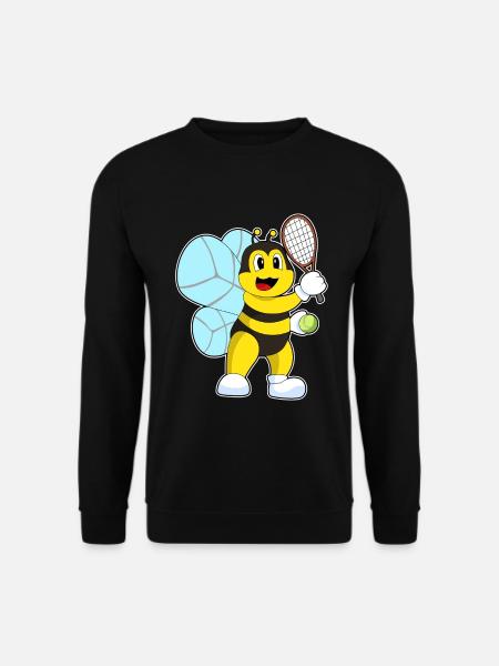 Bee Tennis Racket Sport - Unisex Sweatshirt - black