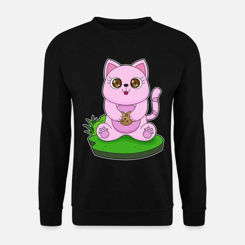Cat Cookie - Unisex Sweatshirt - black