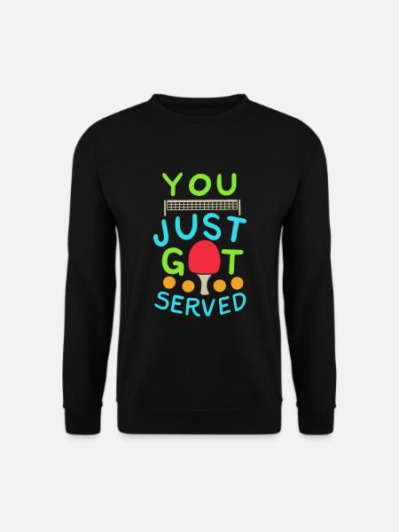 Table tennis joke - Unisex Sweatshirt - black